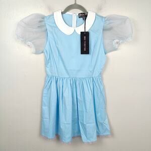 blue shining twins dress Bloody Murderous Twin Costume Blue / Large